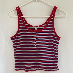 Forever 21, Size S Red White and Blue Tank Top